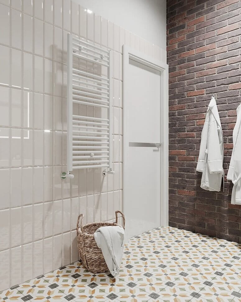 Стильная ванная комната с коллекцией «Шеффилд» от Kerama Marazzi